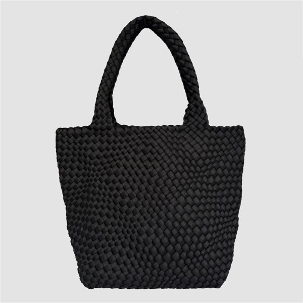 画像1: バッグ Pouch Set Cowhide Woven Tote (1)