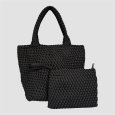 画像2: バッグ Pouch Set Cowhide Woven Tote (2)
