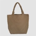 画像3: バッグ Pouch Set Cowhide Woven Tote (3)