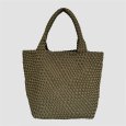 画像5: バッグ Pouch Set Cowhide Woven Tote (5)
