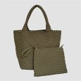画像6: バッグ Pouch Set Cowhide Woven Tote (6)