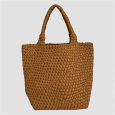 画像7: バッグ Pouch Set Cowhide Woven Tote (7)