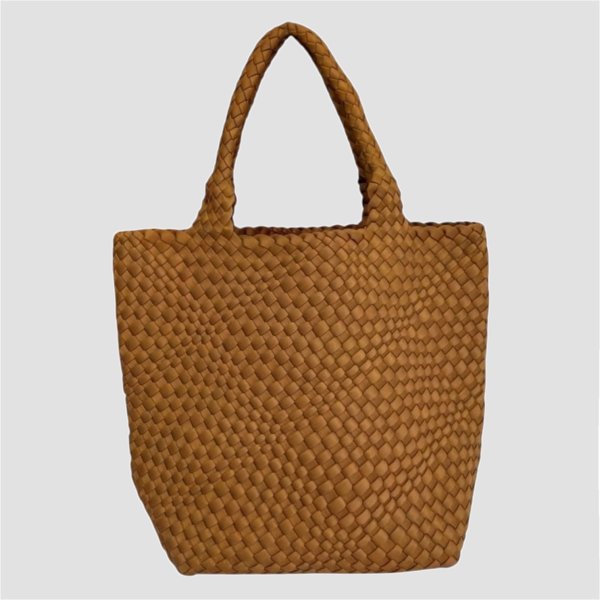 画像7: バッグ Pouch Set Cowhide Woven Tote (7)