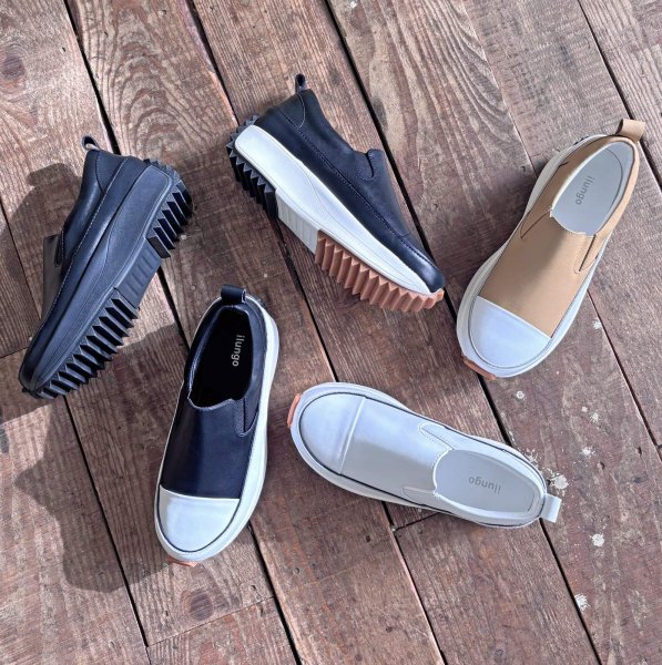 画像17: [ilungo]ボリュームソールのスリップオンスニーカー (17)