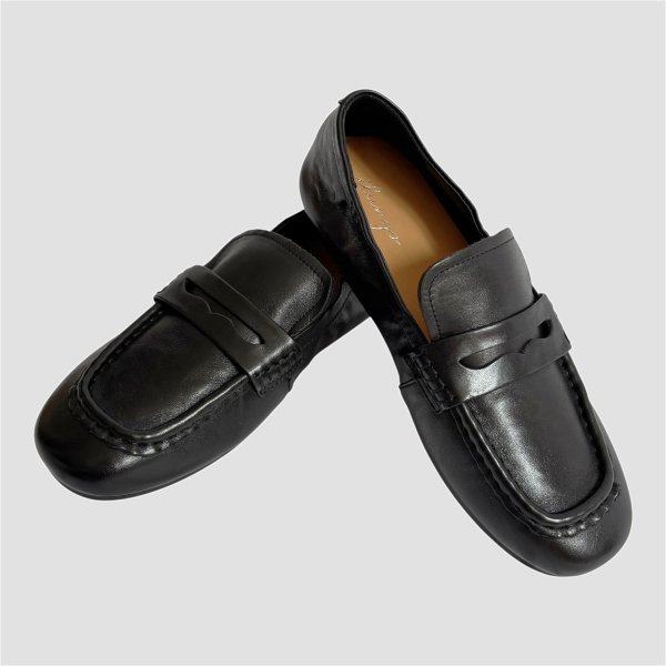 画像6: シューズ Soft Leather Slip-On Loafers (6)