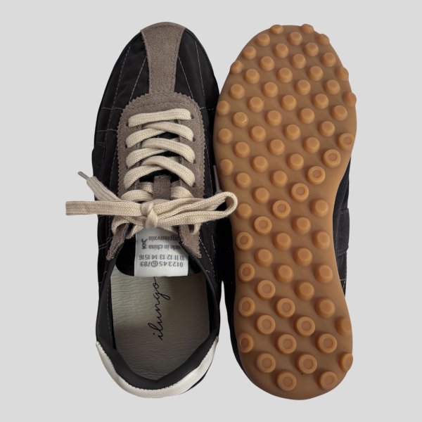 画像10: Retro Quilted Sneakers (10)