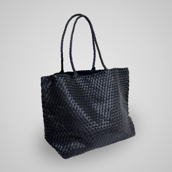 画像1: Leather Mesh Tote (1)