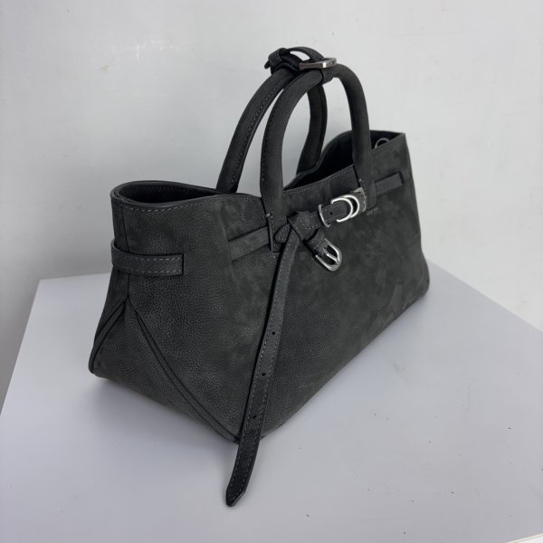 画像3: バッグ ビンテージ風スエード/3月上旬配送 (3)