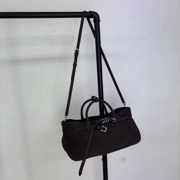 画像10: バッグ ビンテージ風スエード/3月上旬配送 (10)