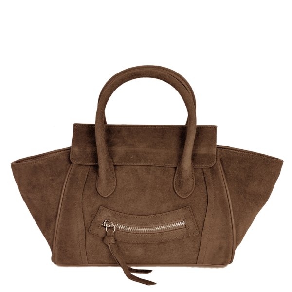 画像12: バッグ スエードのウィングバッグ/3月上旬配送 (12)