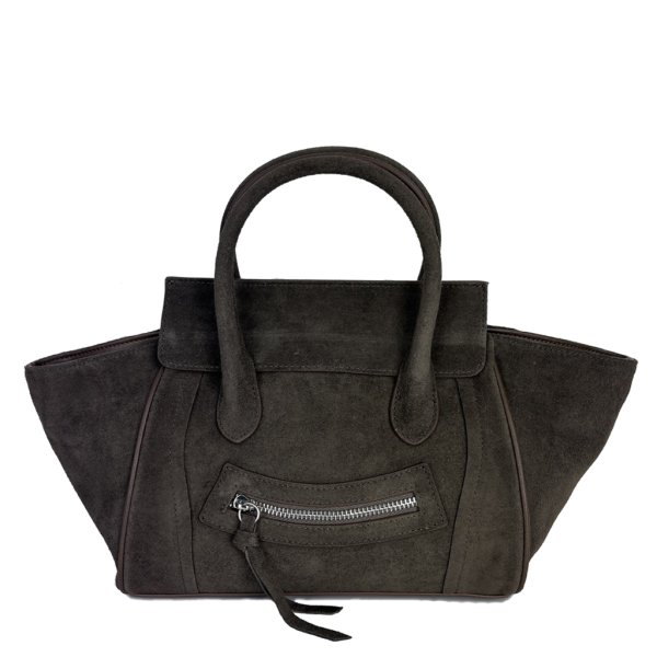 画像8: バッグ スエードのウィングバッグ/3月上旬配送 (8)