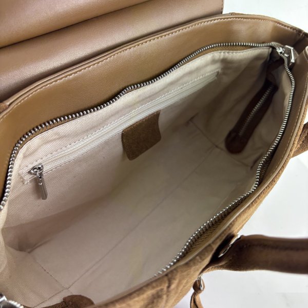 画像14: バッグ スエードのウィングバッグ/3月上旬配送 (14)