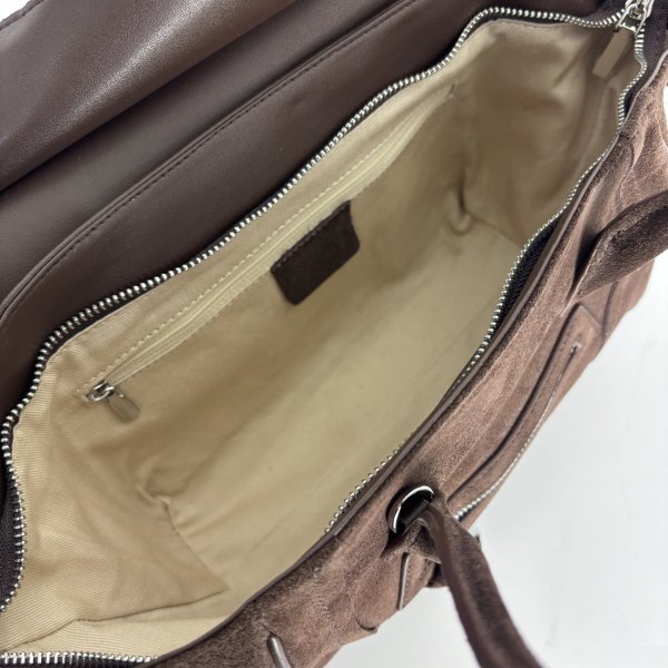 画像3: バッグ スエードのウィングバッグ/3月上旬配送 (3)