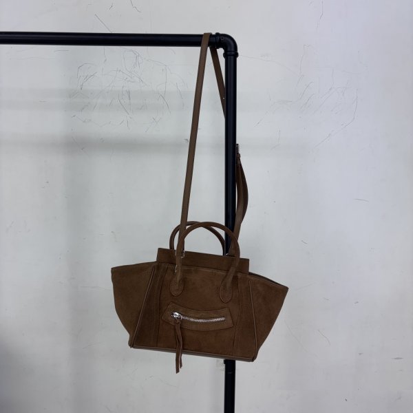 画像15: バッグ スエードのウィングバッグ/3月上旬配送 (15)