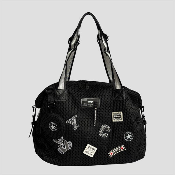 画像1: Patch Mesh Boston Bag (1)