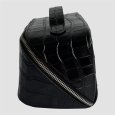 画像4: Croco Leather Vanity Bag (4)