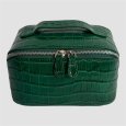 画像2: Croco Leather Vanity Bag (2)