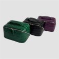 画像7: Croco Leather Vanity Bag (7)