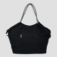 画像3: Stripe Handle Patch Mesh Tote (3)