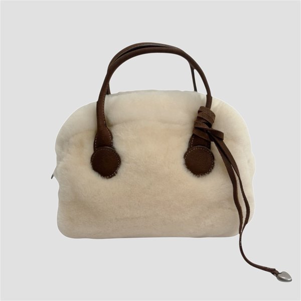 画像3: バッグ Lamb Fur Handbag (3)