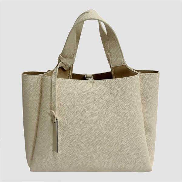 画像3: バッグ Square Leather 2Way Shoulder Bag (3)