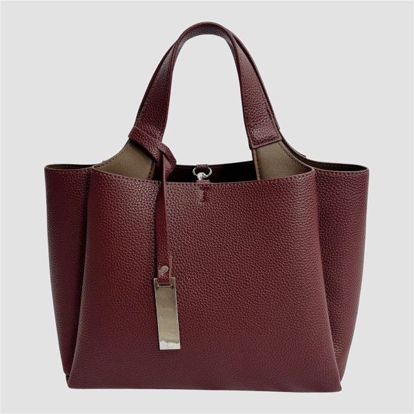 画像4: バッグ Square Leather 2Way Shoulder Bag (4)