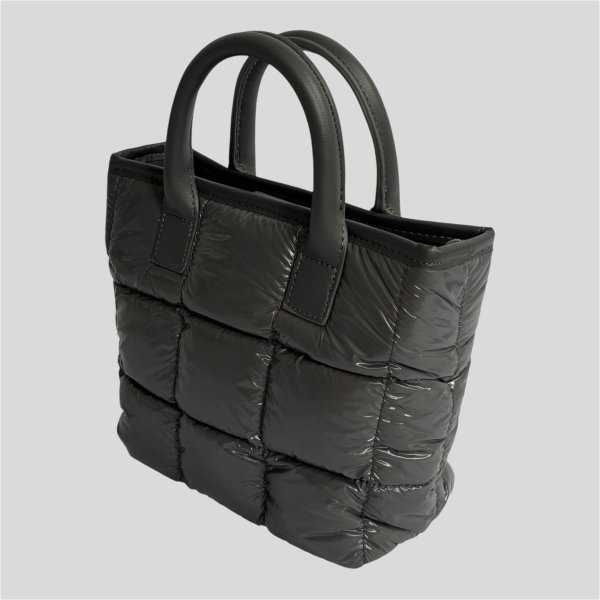 画像2: Quilted Puffy Tote Bag (2)
