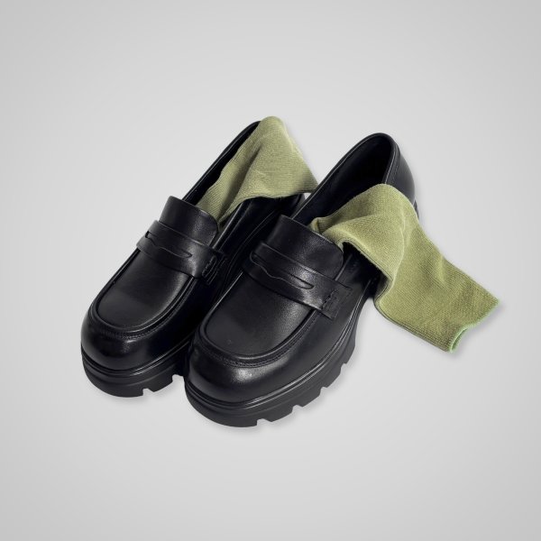 画像6: Leather Cunky Loafers (6)