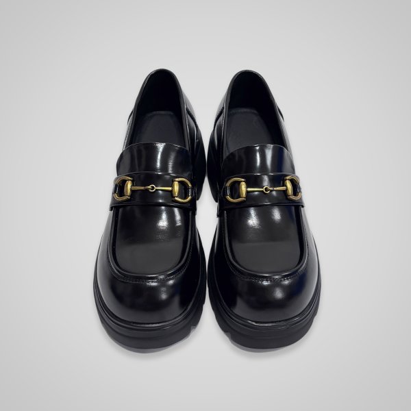 画像1: Leather Bit Loafers (1)