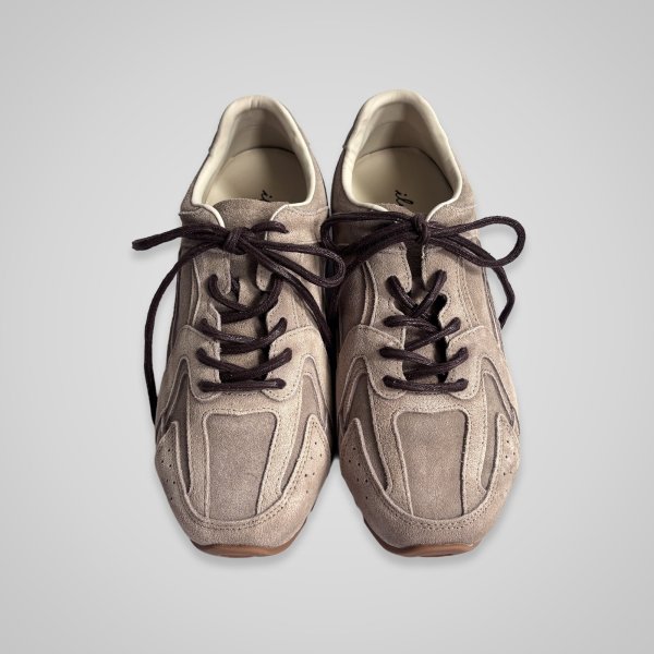 画像1: [ilungo]Suede Laceup Sneakers (1)
