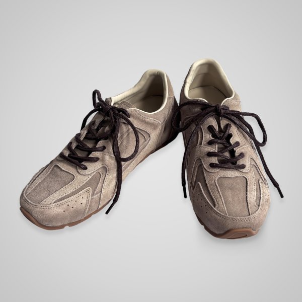 画像2: [ilungo]Suede Laceup Sneakers (2)