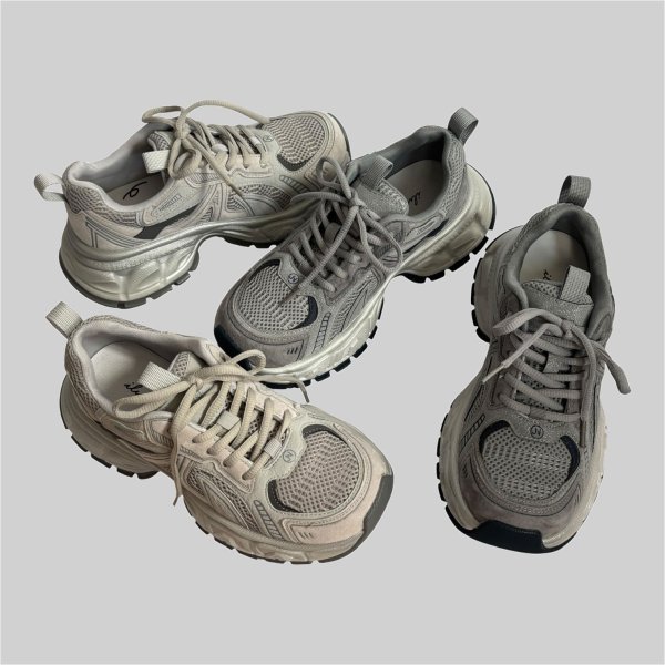 画像8: [ilungo]Tech Mesh Chunky Sneakers (8)
