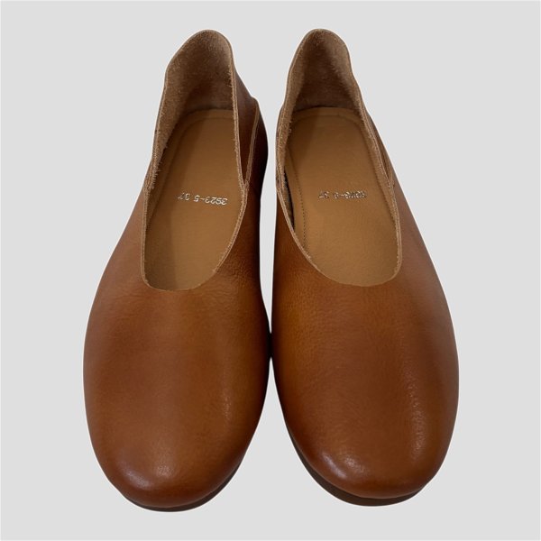 画像6: Ultra-Soft Leather Flat Pumps (6)
