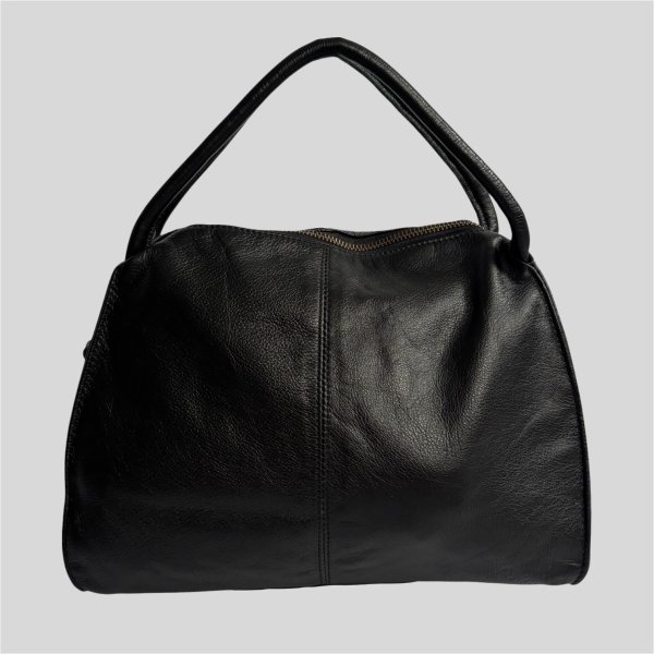 画像7: Big Soft Leather Handbag (L) (7)
