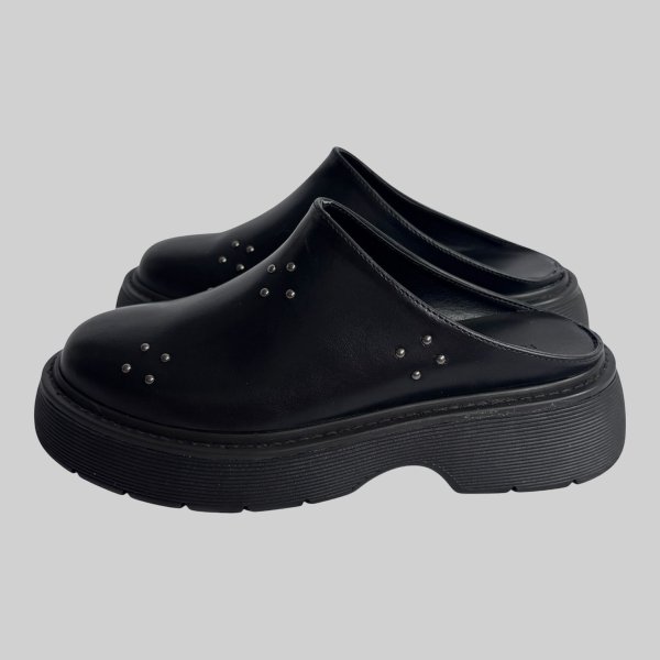 画像2: Black Chunky Clog (2)
