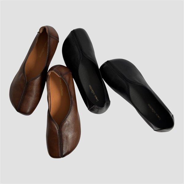画像9: Easy Wide Flat Shoes (9)