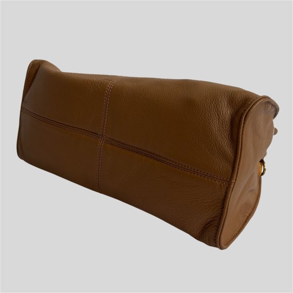 画像4: Big Soft Leather Handbag (L) (4)