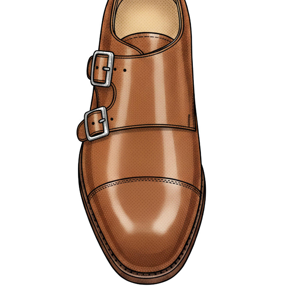 ダブルモンクストラップ の画像